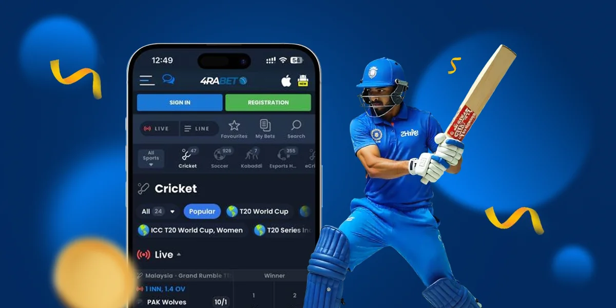 Cricket Betting on 4RaBet Live