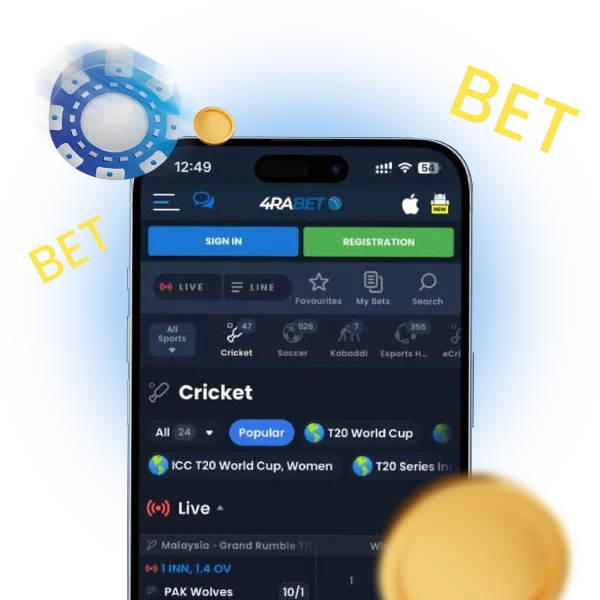 4rabet Cricket Betting