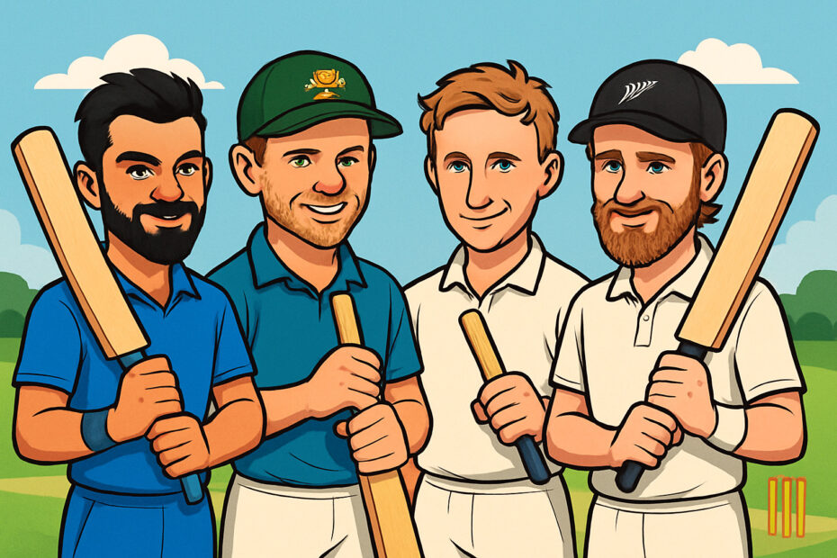 Fab 4 Cricket: Complete Guide to Kohli, Smith, Root & Williamson