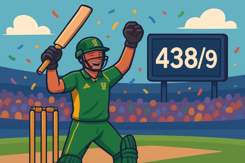 Guide: highest run chase in odi — South Africa 438/9