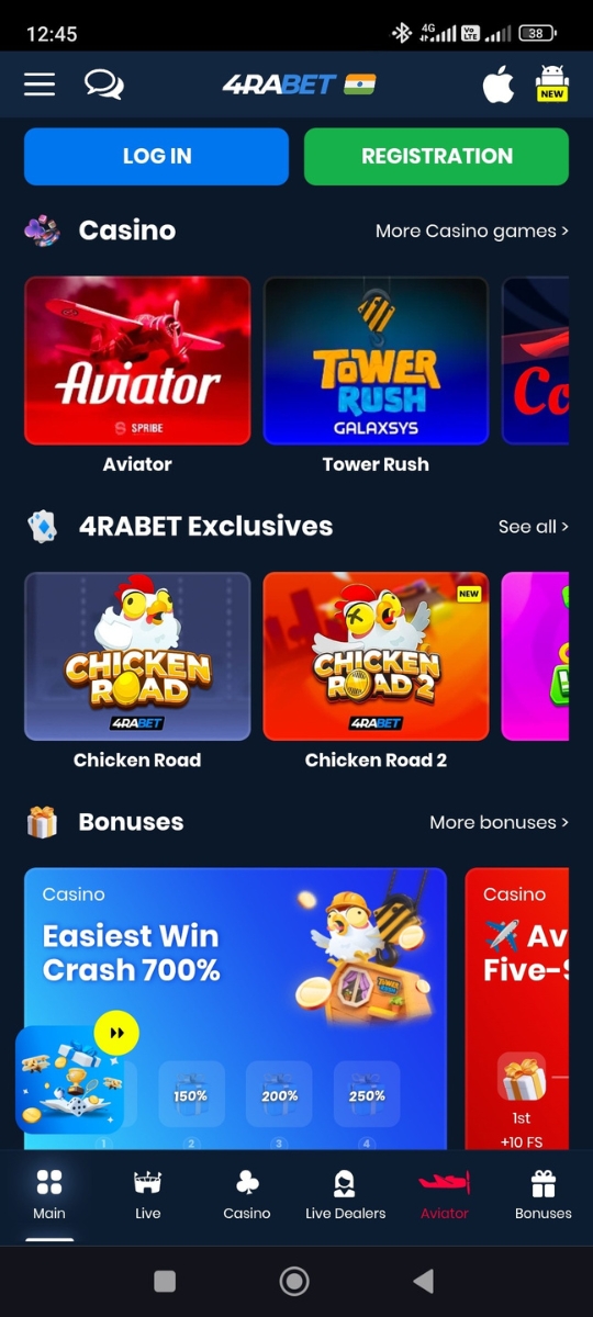 4rabet mobile screenshot 8