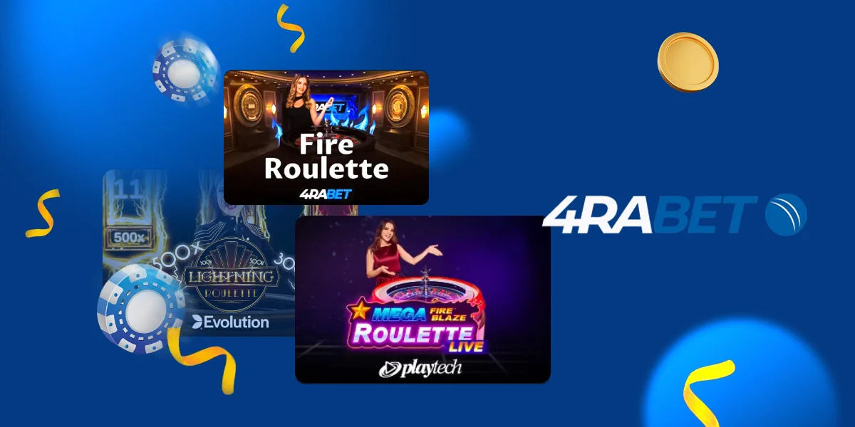 Popular Variations and Table Types in 4Rabet Live Roulett